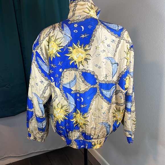 Shanghai Silk vintage bomber jacket celestial blue - Picture 7 of 16